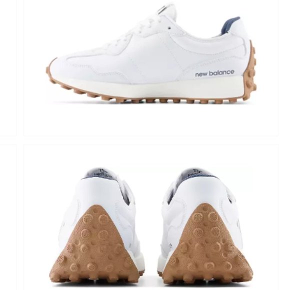 New Balance 327 Golf & Casual LEATHER Women's Sneakers Shoes White Tan 6-10 - Picture 16 of 16
